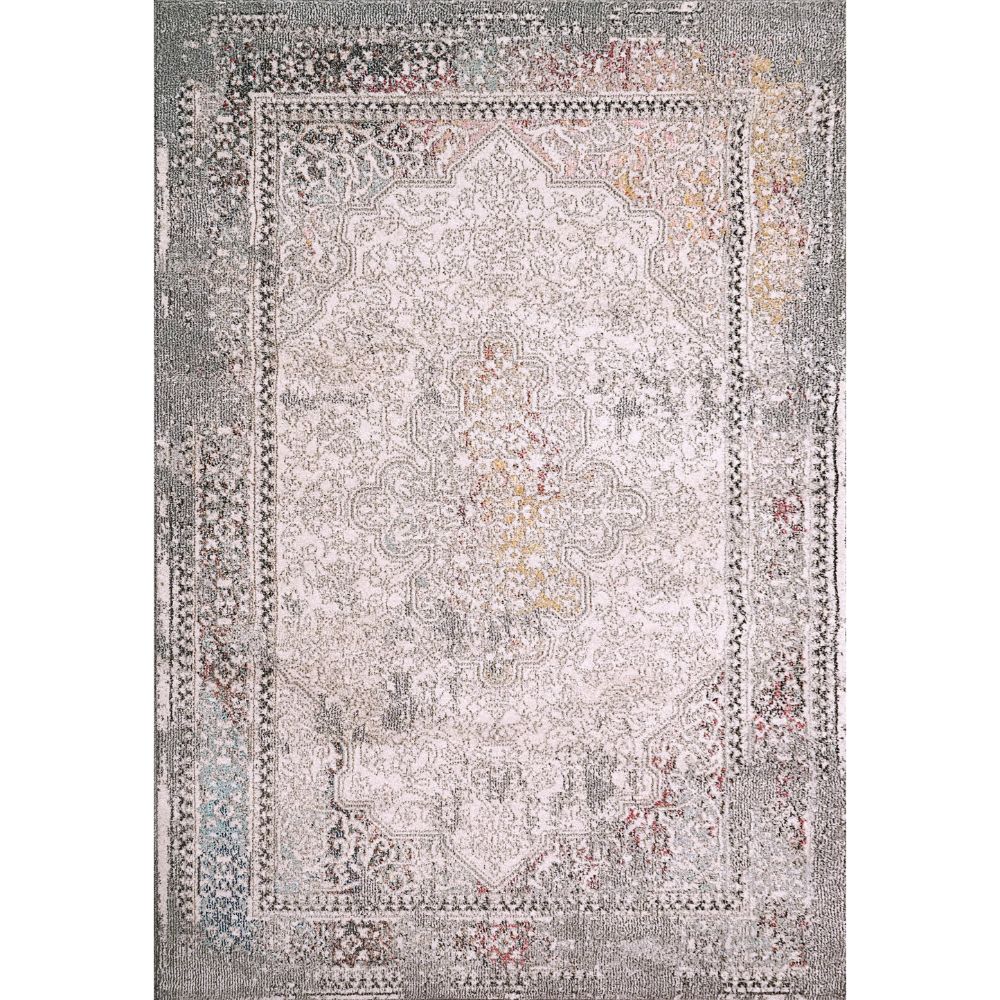 Dynamic Rugs 6194-199 Soma 5.3 Ft. X 7.7 Ft. Rectangle Rug in Ivory/Grey/Multi 
